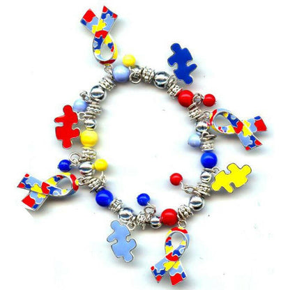 Autism Awareness Charm Bracelet - Support Store