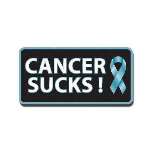 Cancer Sucks! Teal Lapel Pin - Support Store