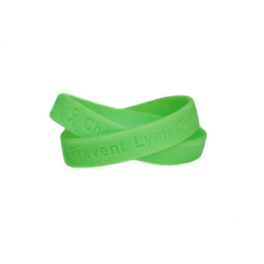Lyme Disease - Check for Ticks reminder wristband - Adult 8" - Support Store
