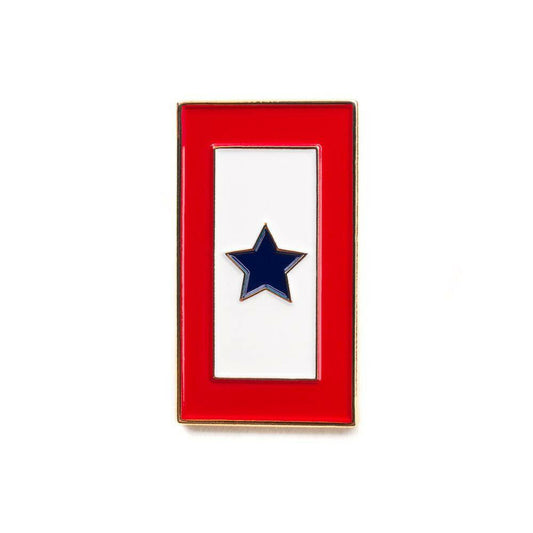 Blue Star Service Banner Lapel Pin - Support Store