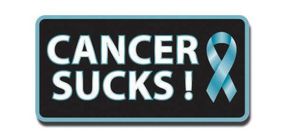 Cancer Sucks! Teal Lapel Pin - Support Store