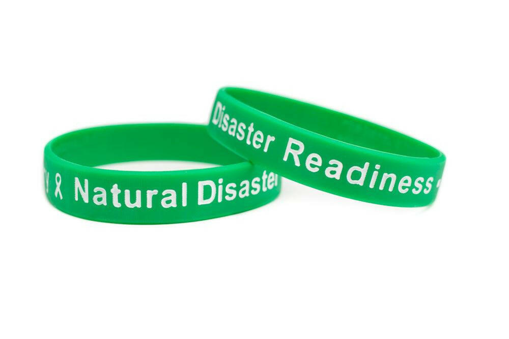 Natural Disaster Readiness - Relief - Recovery green - Adult 8" - Support Store