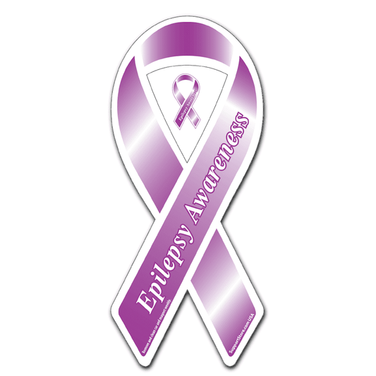 Epilepsy Awareness Ribbon Magnet - Support Store