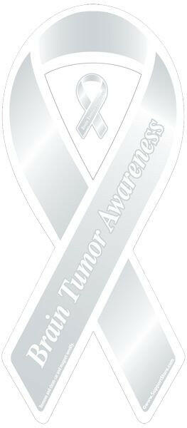 Brain Tumor Awareness Gray Ribbon Magnet - Support Store