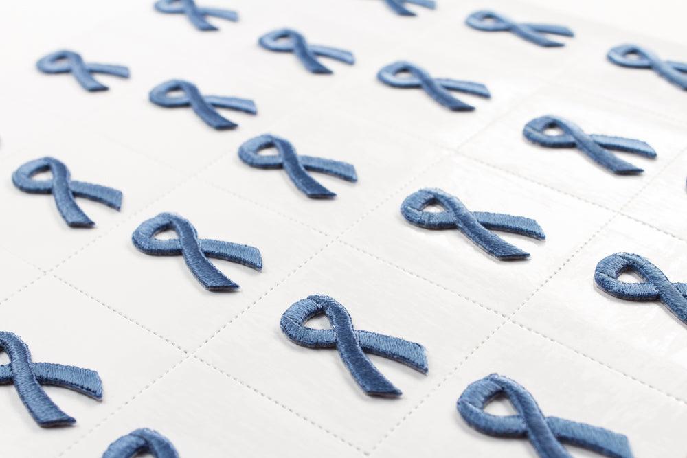 Colored Periwinkle Ribbon Embroidered Stick-ons - 25 Pack – Support Store