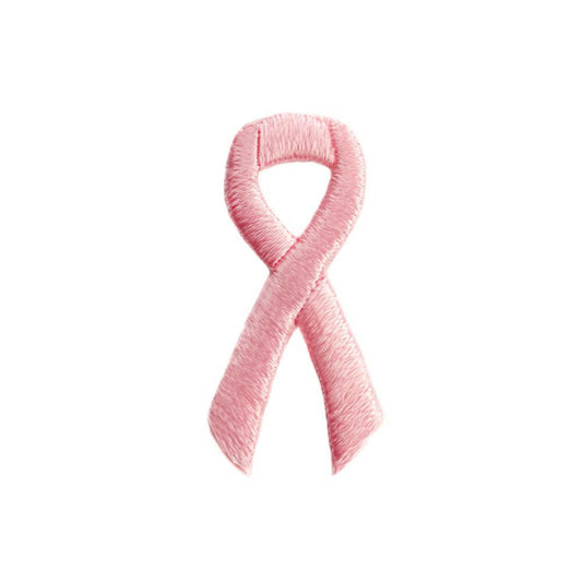 Pink Ribbon Embroidered Stick-ons - 25-pack - Support Store
